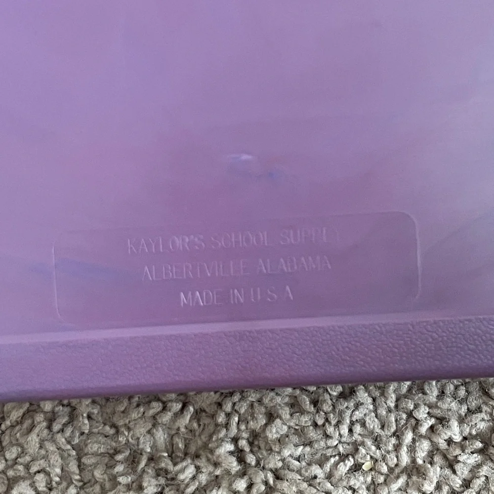 Vintage Purple Pencil Box‎